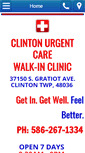 Mobile Screenshot of clintonurgentcare.com